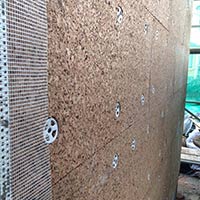 Cappotto termico eco bio compatibile in sughero biondo Cork Panels