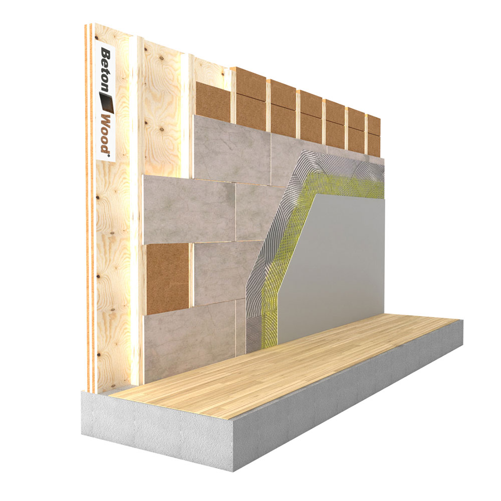 Cappotto termico eco bio compatibile interno in fibra di legno con cementolegno