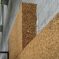 Cappotto termico eco bio compatibile in sughero biondo Cork Panels